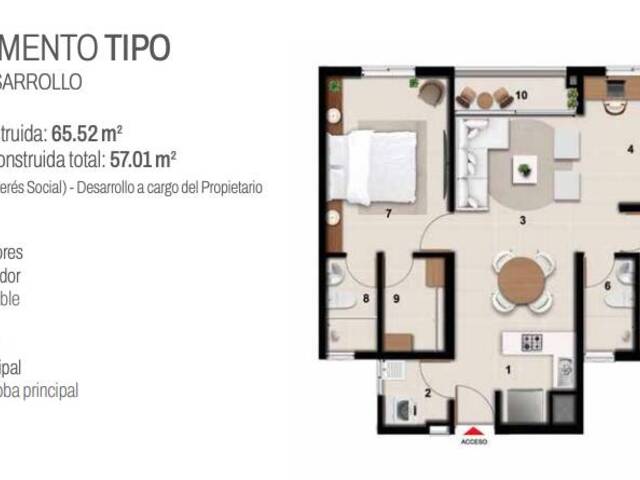 APARTAMENTOS para Venta en Yumbo - 5