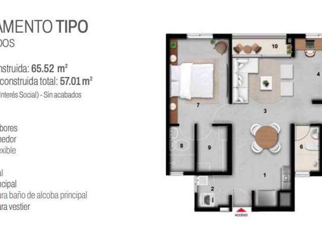 APARTAMENTOS para Venta en Yumbo - 4